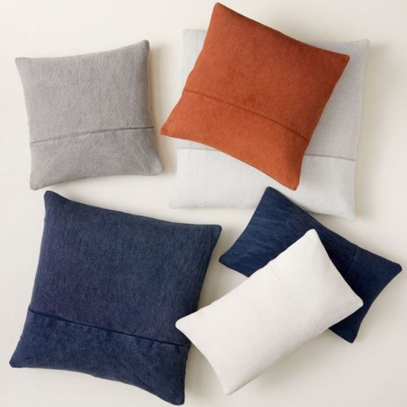 West Elm Cotton Canvas Pillow Covers - Picture 2 of 4